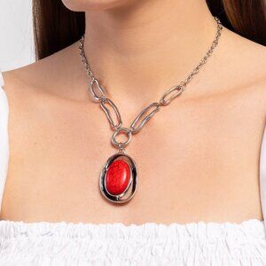 Sandstone Stroll - Red Necklace